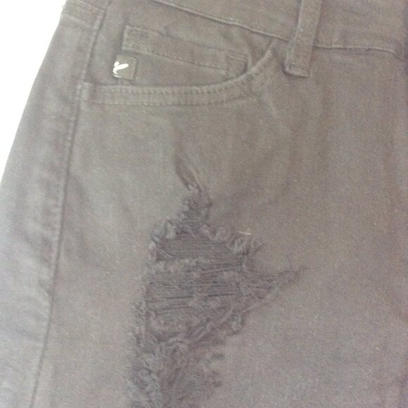 Kancan Women's Black Distressed Jeans NWOT Size 5/26 - Picture 2 of 5
